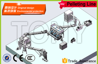 Linea di pellet di trucioli di legno 7.5-9T/H